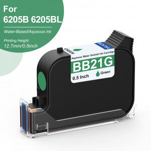 BENTSAI BB21G Green Original Water-Based Water-Soluble Ink Cartridge - 1 Pack