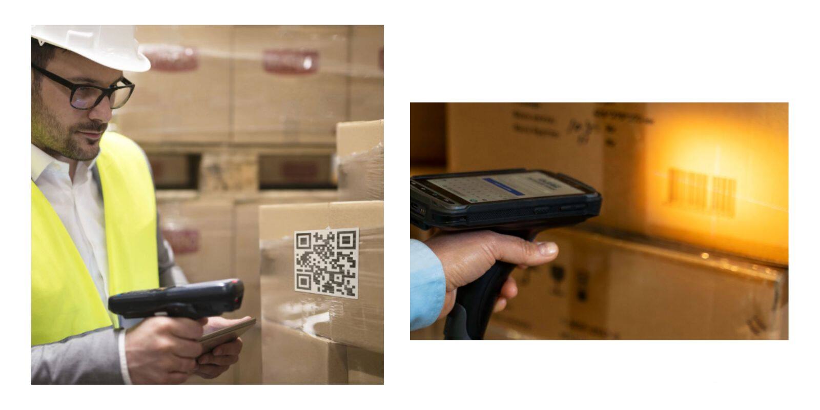 QR code vs. barcode application