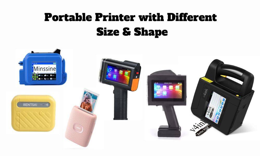 Handheld Printer with Different Size & Shape